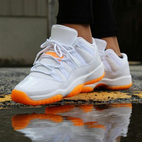 Brighten Up Your Collection With Jordan 11 Orange Low Sneakers | eBay