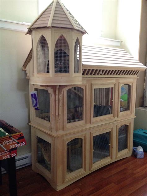 7ft high bunny palace that my dad made | Pet bunny rabbits, Bunny house ...