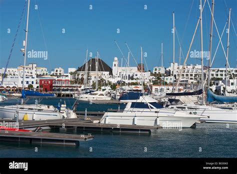 Lanzarote: Rubicon Marina Near Playa Blanca Stock Photo - Alamy