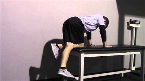 Posterior Hip Capsule Stretch - YouTube