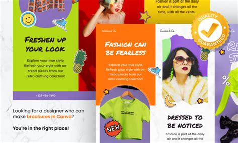 Create an amazing brochure template in canva by Millovader | Fiverr