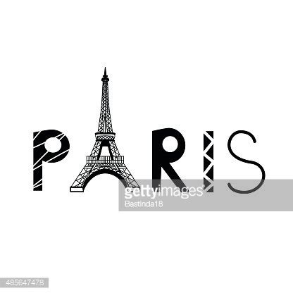 Paris Sign With Eiffel Tower Stock Vector | Royalty-Free | FreeImages