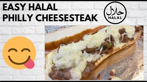 EASY PHILLY CHEESESTEAK RECIPE | *Halal* - YouTube