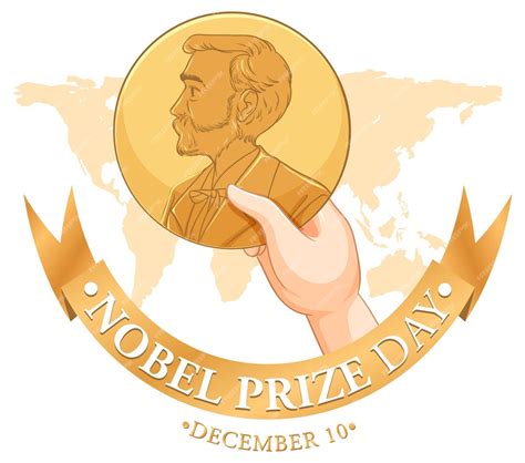 Free Vector | Nobel prize day banner design