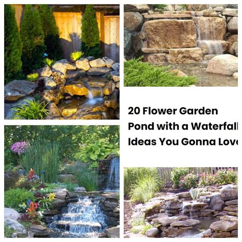 20 Flower Garden Pond with a Waterfall Ideas You Gonna Love | SharonSable