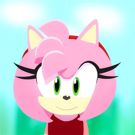 Amy Rose | Cute Cartoon Drawing