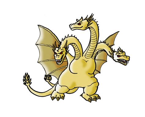 King Ghidorah Drawing at GetDrawings | Free download