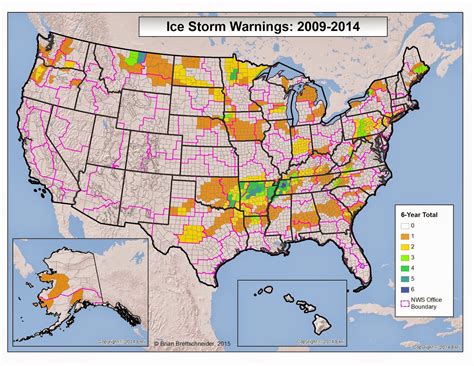 Brian B.'s Climate Blog: U.S. Winter Weather Advisories and Warnings