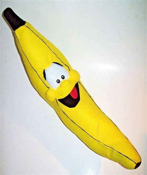 21" Plush Stuffed HAPPY BANANA Toy Factory Smiling Laughing Fun Fruit Gag Gift #ToyFactory ...