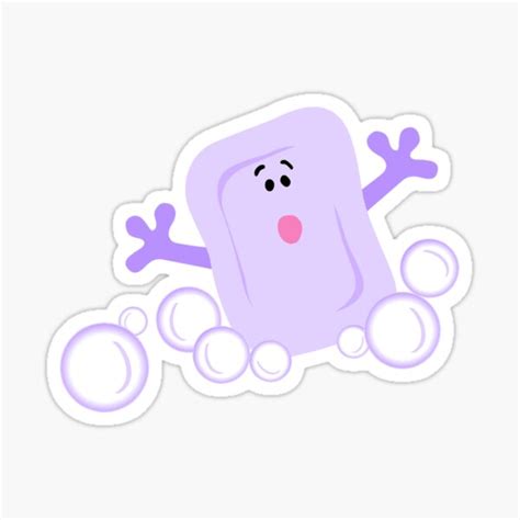 "Blues Clues Slippery Soap" Sticker for Sale by rented-soul | Redbubble