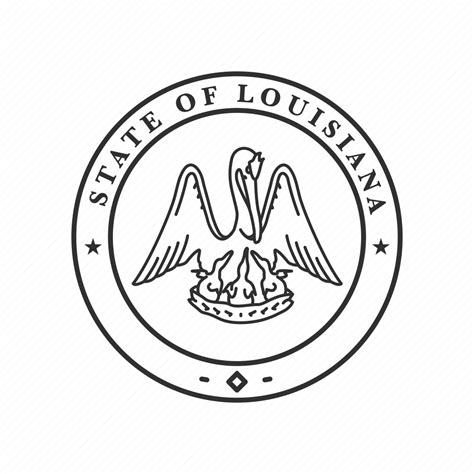 America, louisiana, seal, state, state seal, state symbol, usa icon - Download on Iconfinder