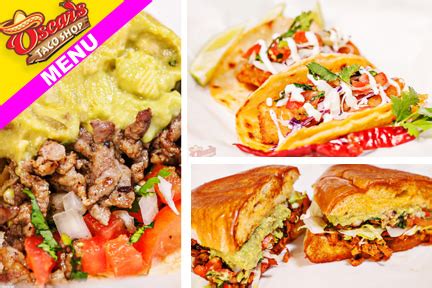 Oscar's Taco Shop Menu | So Cal Mexican Restaurant