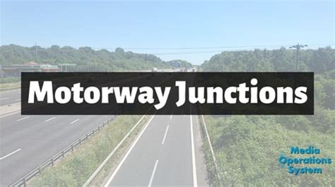 Motorway junction names - Free resources for radio stations