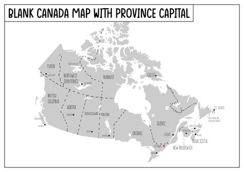 9 Canada Map Worksheet - Free PDF at worksheeto.com