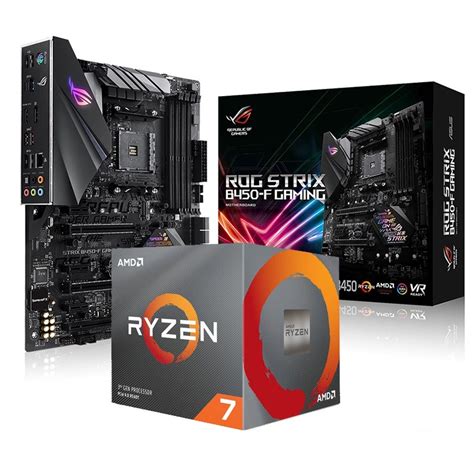 Bundle Deal: AMD Ryzen 7 3700X CPU + ASUS ROG Strix B450-F GAMING ...