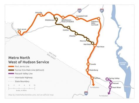 Metro North Hudson Line Map - United States Map