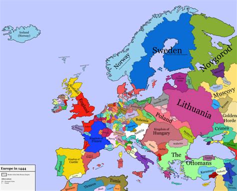 Europe Map On 1444 Source Img In Com) 9GAG, 47% OFF