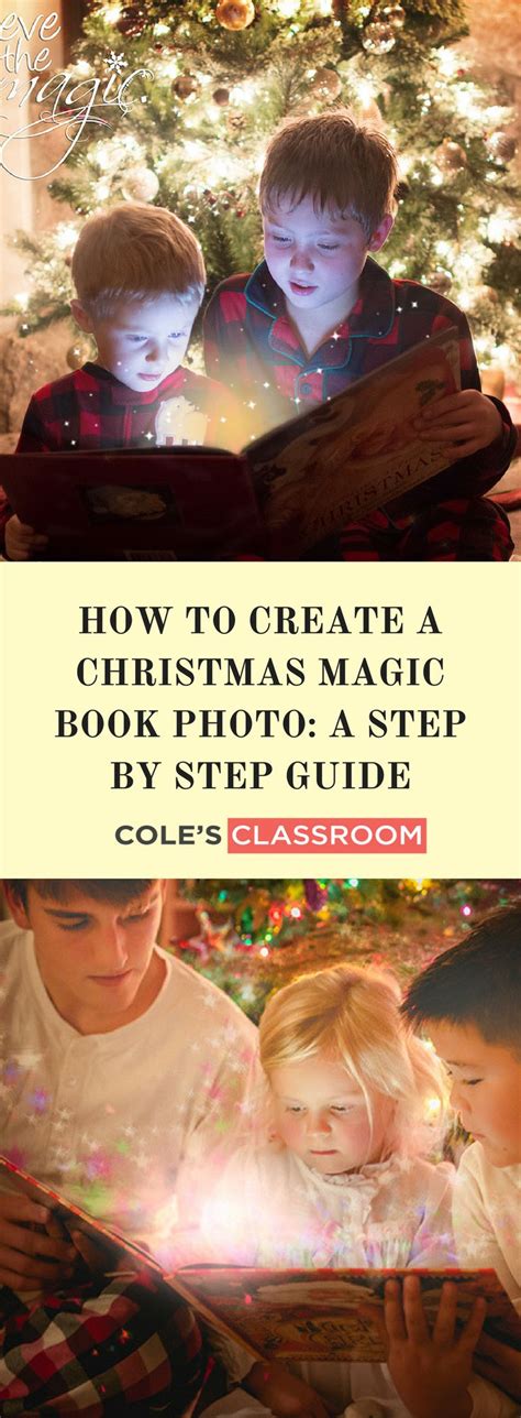 A Guide in Creating a Christmas Magic Book Photo | Christmas magic, Magic book, Baby christmas ...