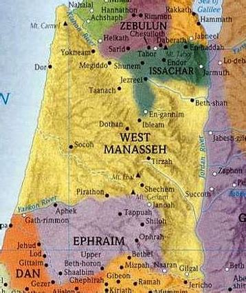 Joshua 16&17: Dividing the Land (Ephraim and Manasseh) | PSALMS to God