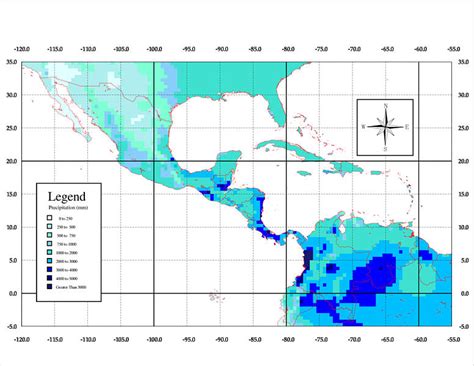 Central American Total Annual Precipitation