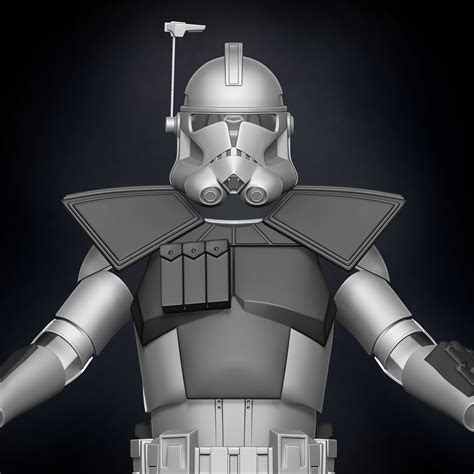 ARC Clone Trooper Armor Accessories 3D model 3D printable | CGTrader