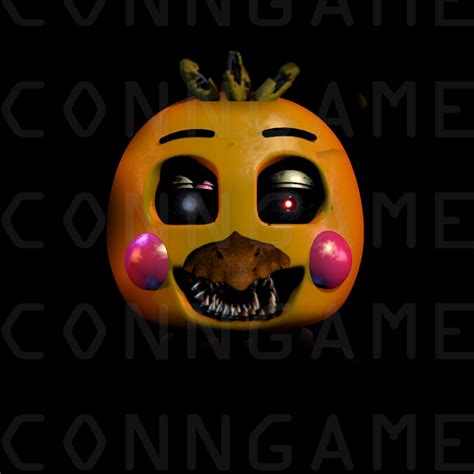 Nightmare Toy Chica Head by fnafalls123 on DeviantArt