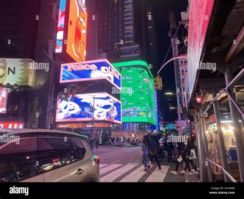 Billboards at Times Square Stock Photo - Alamy