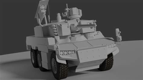 Jaguar EBRC armored vehicle - Works in Progress - Blender Artists Community