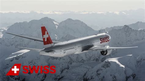 Fabulous views: new SWISS Boeing 777 above the Alps | SWISS - YouTube