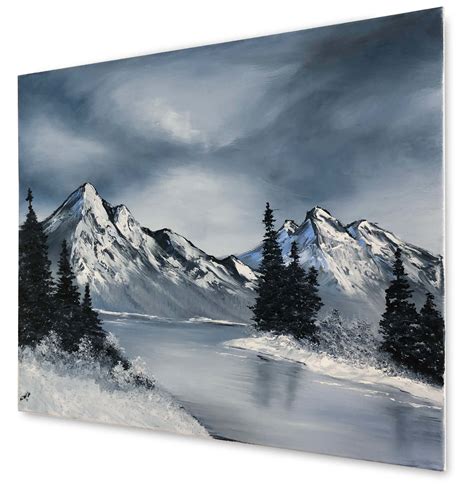 Snowy Mountains | Daniella Gallistl Art