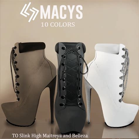 Second Life Marketplace - LEGENDAIRE MACYS ANKLE BOOTS