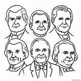 Presidents Coloring Page 11410 8991 sketch template