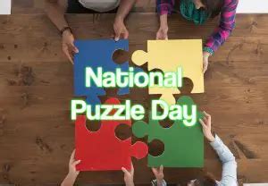 National Puzzle Day 2024 - When, Where and Why it is Celebrated?