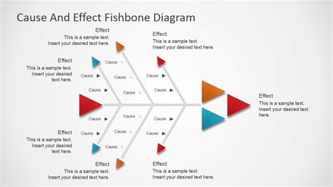 Flat Fishbone Diagram for PowerPoint - SlideModel