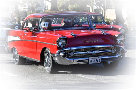 57 Chevy Restored Car Free Stock Photo - Public Domain Pictures