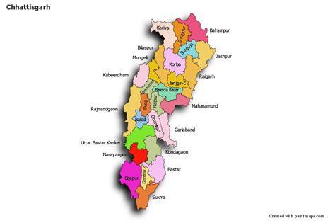 Sample Maps for Chhattisgarh