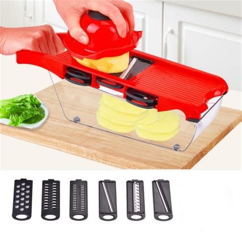 Mandoline Slicer Vegetable Cutter with Stainless Steel Blade - Kivaj