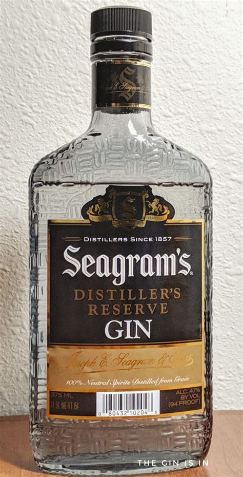 Seagram's Distillers Reserve | Expert Gin Review and Tasting Notes