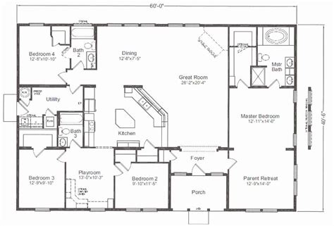 Top 4 Concept Of 40x60 Barndominium Floor Plans | Pole barn house plans ...