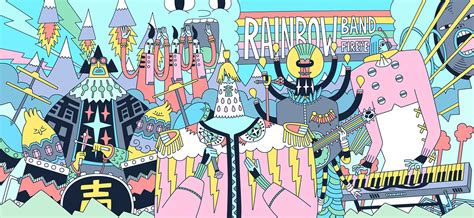 Rainbow band on Behance