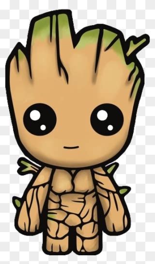 Groot Iamgroot Cute Kawaii Kawaiigroot Freetoedit - Am Groot Cute Baby Groot Guardians Clipart ...