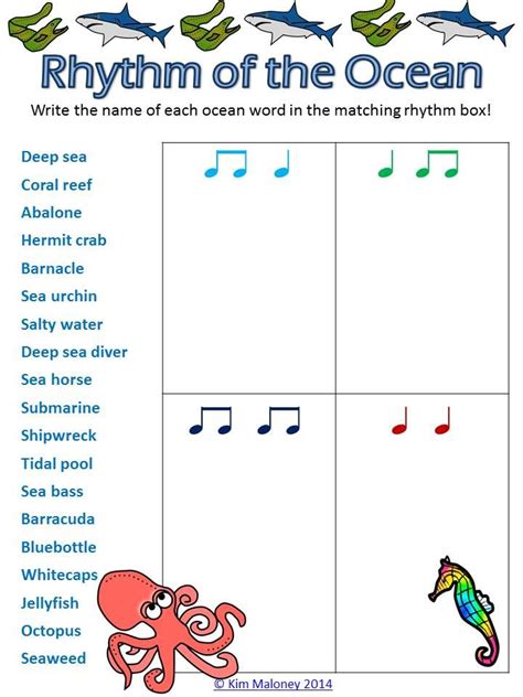 Rhythm Music Theory Worksheets | Music rhythm activities, Elementary ...