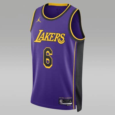 Los Angeles Lakers Statement Edition Men's Jordan Dri-FIT NBA Swingman ...