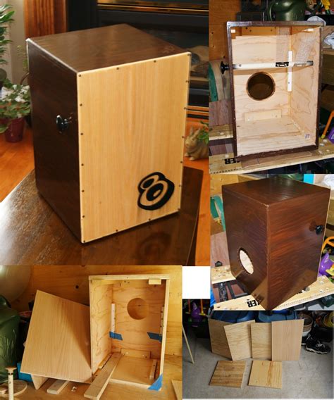 Homemade Cajon (Box Drum) ... I made this cajon just out of plywood. I used 3/4" ply for the top ...