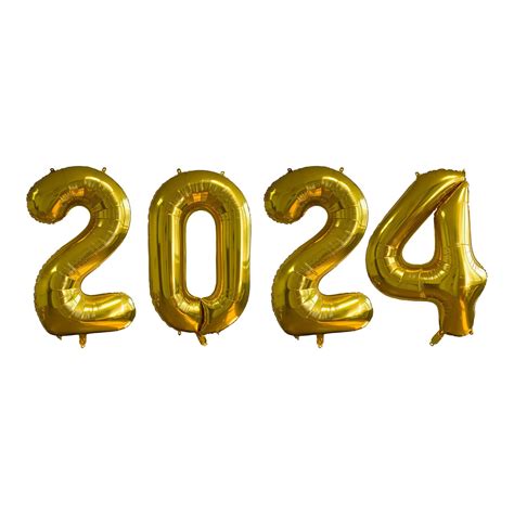 Buy 2024 Balloons New Years Eve Decorations 2024 Balloons - Happy New Year Decorations 2024 16 ...