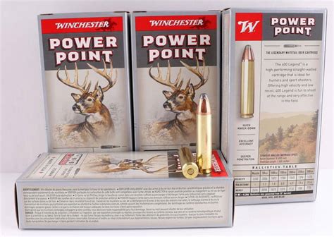 100 Rounds Of Winchester 400 Legend 215gr Ammo