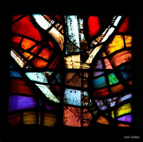 "Stained Glass in Coventry Cathedral" by John Dalkin | Redbubble