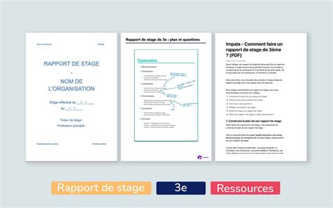 Comment Faire Le Rapport De Stage - Image to u