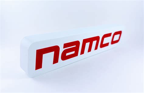 STL file Namco logo display piece and magnetic sign・Model to download and 3D print・Cults