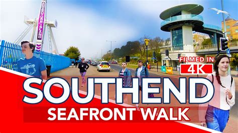 SOUTHEND ON SEA | Seafront Tour of Southend On Sea, Essex, England in 4K - YouTube